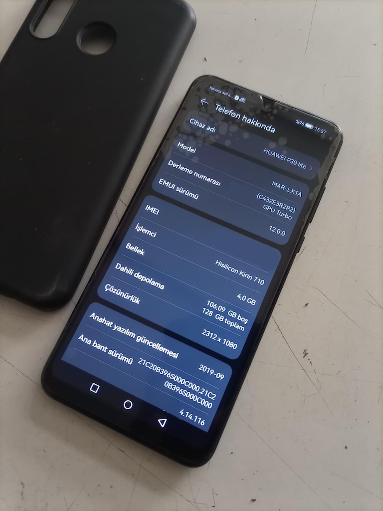 Huawei P30 Lite Android Telefon TRCihazı/128GB Hafıza /4GB Ram Takas - 8