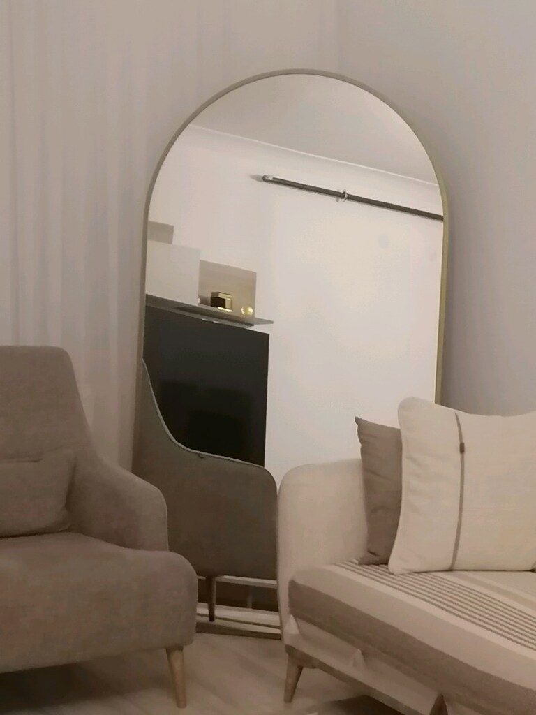 180*100 Gold çerçeve boy aynası - 2