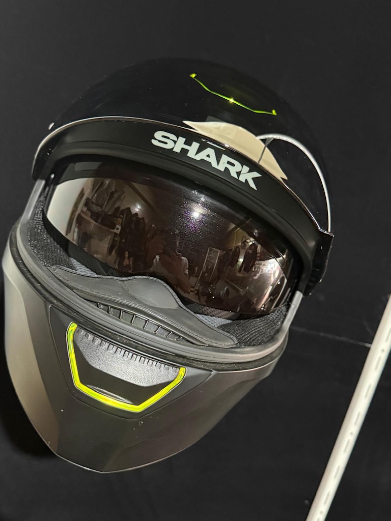 Shark Skwal Motosiklet Kaskı (Entegre LED Sistemli - Temiz) - 7