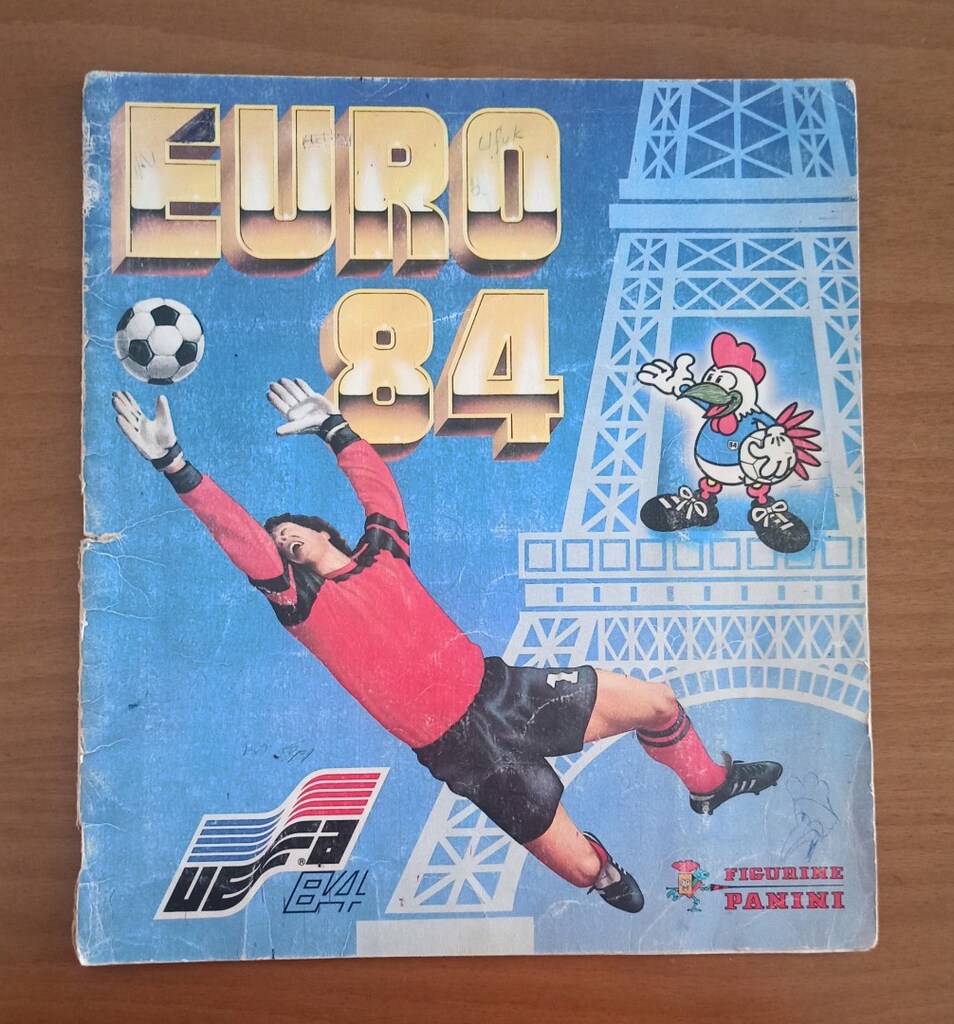 Euro 1984 Panini Fransa Çıkartma Sticker Albüm Kapağı