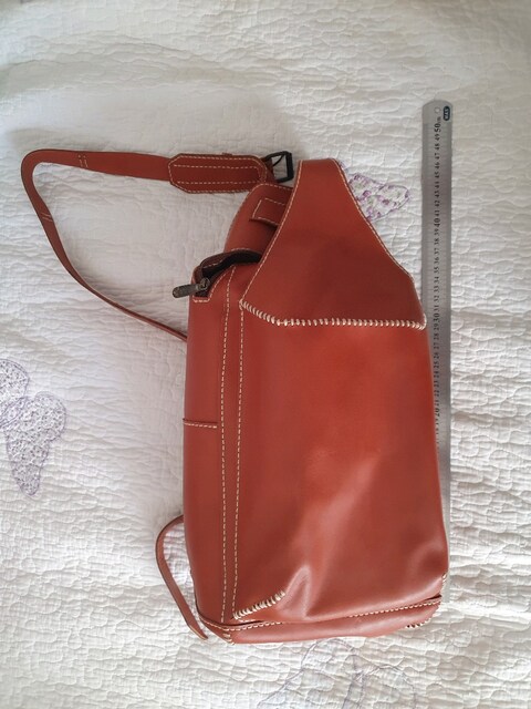 el yapımı deri çanta sling bag