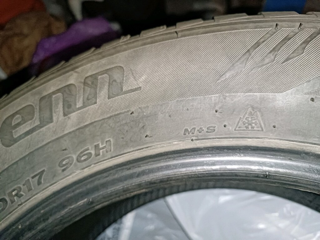215 60 R17 96H 4 adet temiz az kullanılmış kışlık lastik - 6