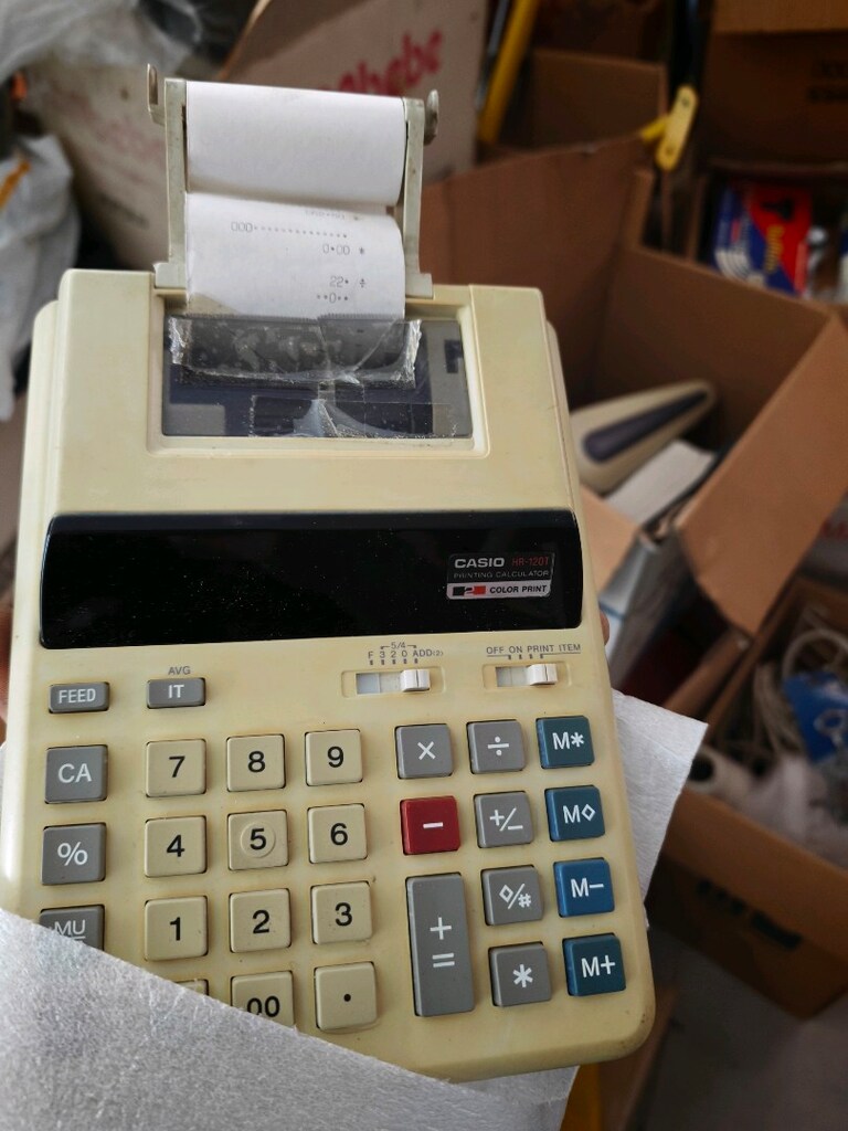 vintage retro hesap makinası - 4