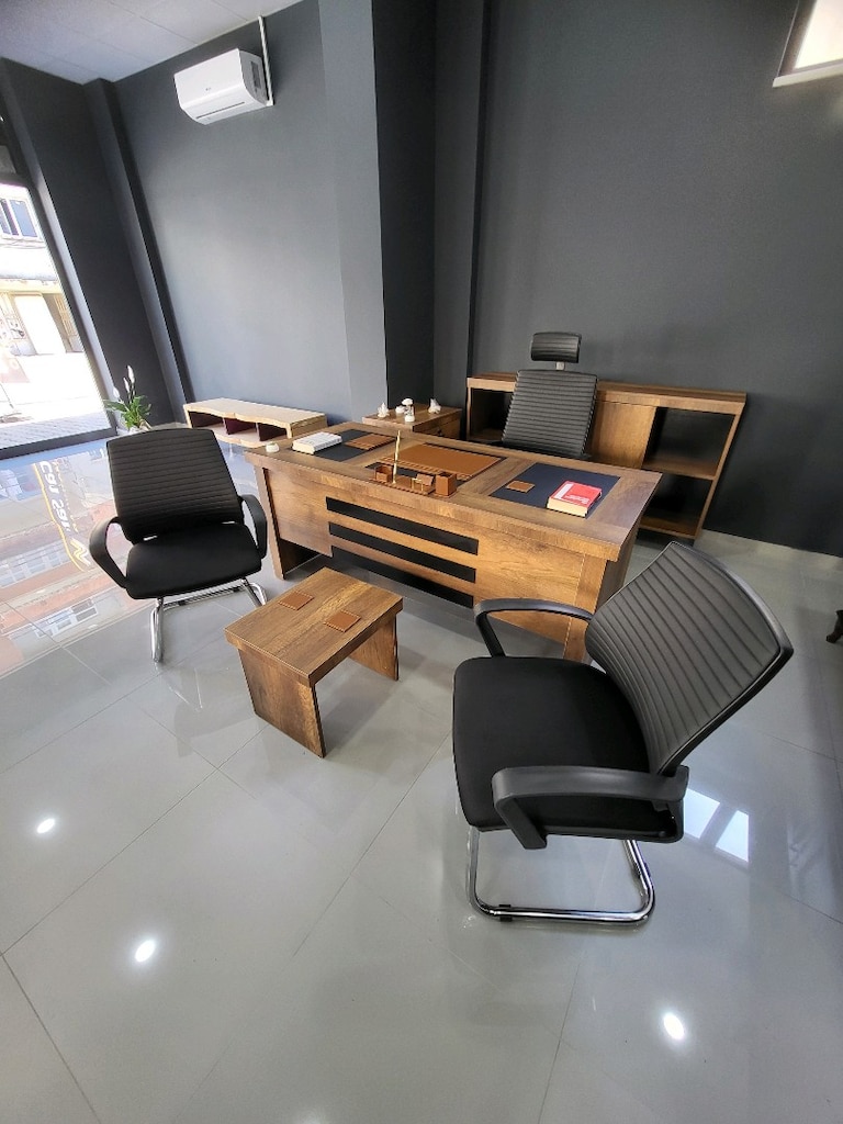 OFİS MOBİLYASI MAKAM ODASI BÜRO TAKIMI KOMPLE SET - 2