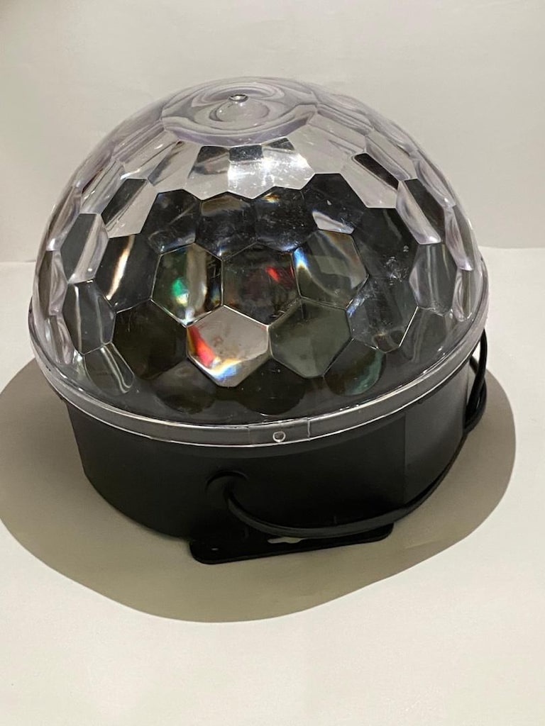 RGB LED Işıklı Bluetooth hoparlör (USB Girişli) Disko topu efektli - 4