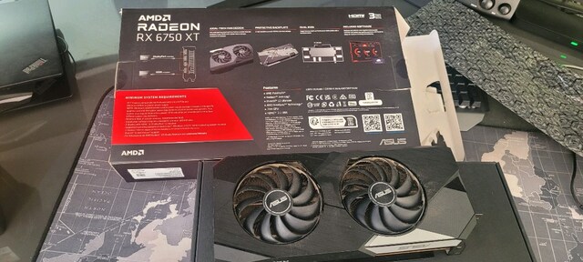 RX 6750XT ASUS AMD DUAL OC 12GB Ekran Kartı