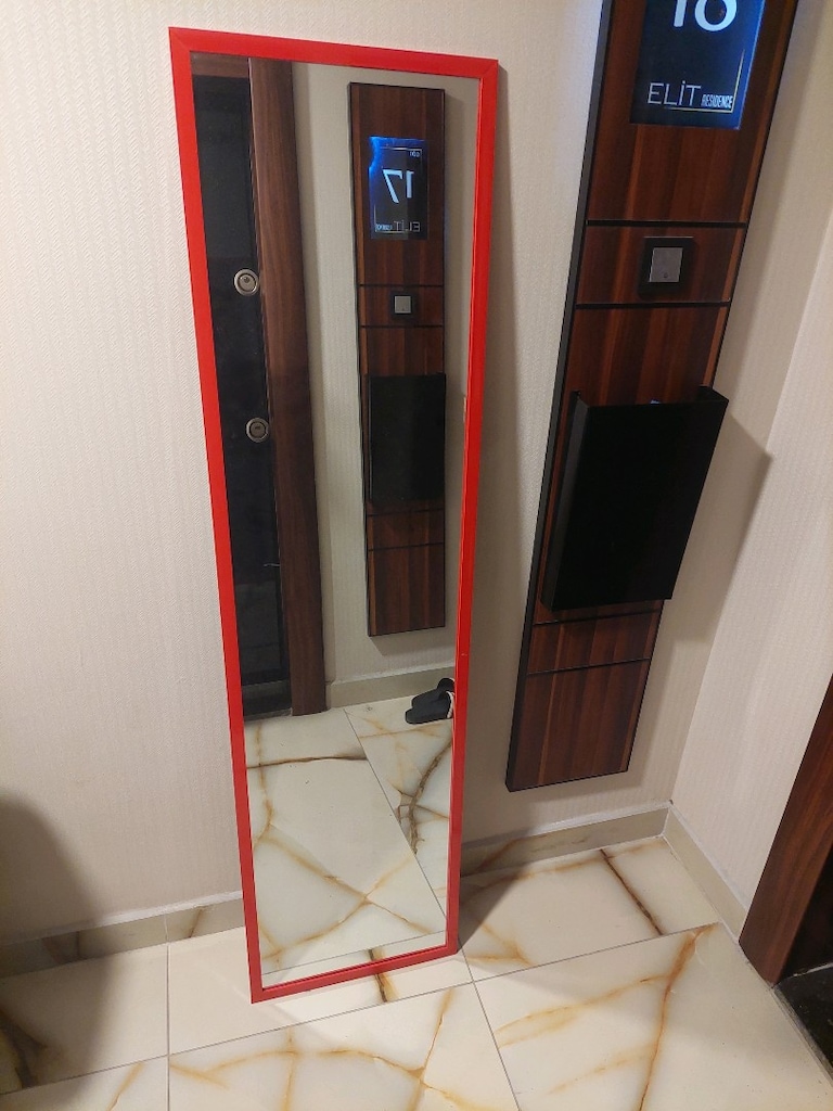 Boy aynası. Herhangi bir deforme yok. 150x45 cm. - 2