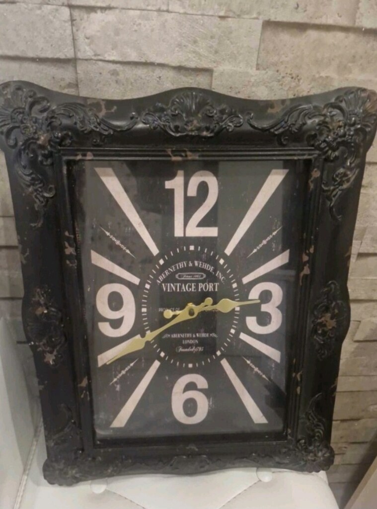Mudo Vintage Port Duvar Saati - 4
