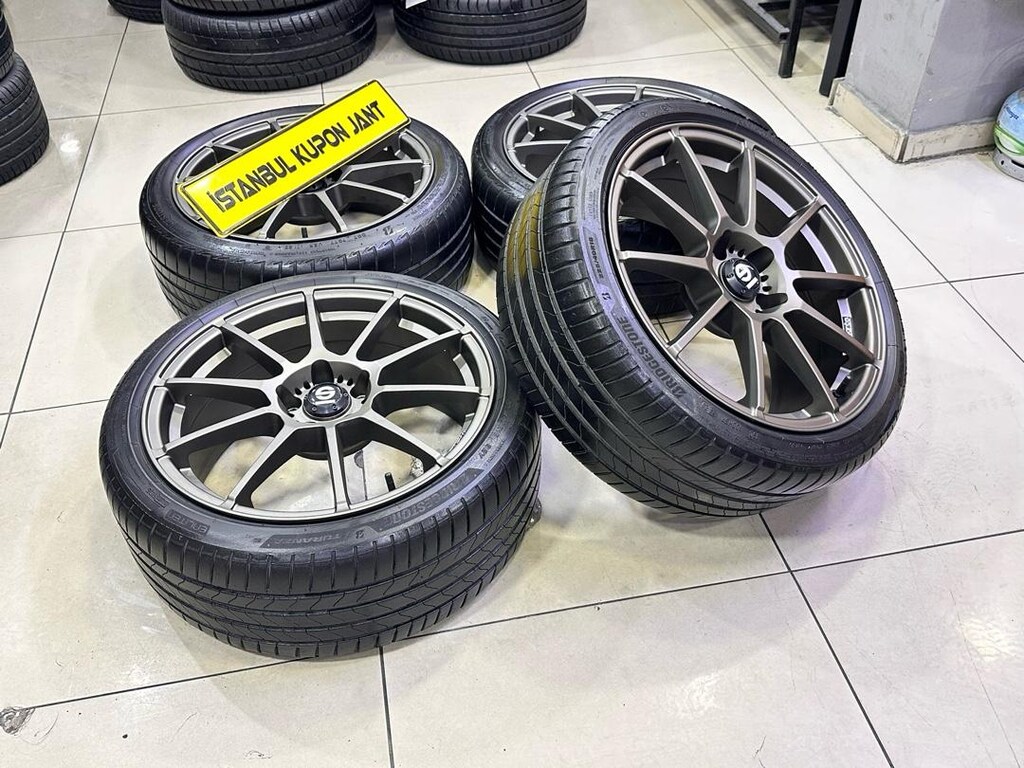 18 inç SIFIR !! 5x105 OPEL J KASA CRUZE JANT LASTİK 225/40/18 BRISTONE - 3