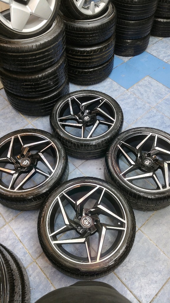 18 inç 5*112 akrep jant lastik siensi boya logo sibop vernik sıfır - 2
