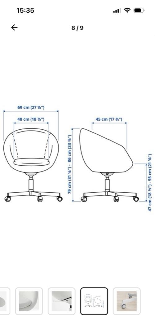ikea calisma sandalyesi - 2