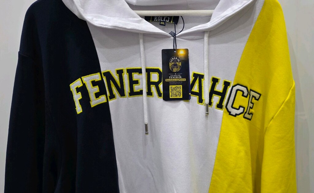 Fenerium 4XL kolej kapşonlu sweet. Sıfır orijinal. Etiketi üstünde. - 3