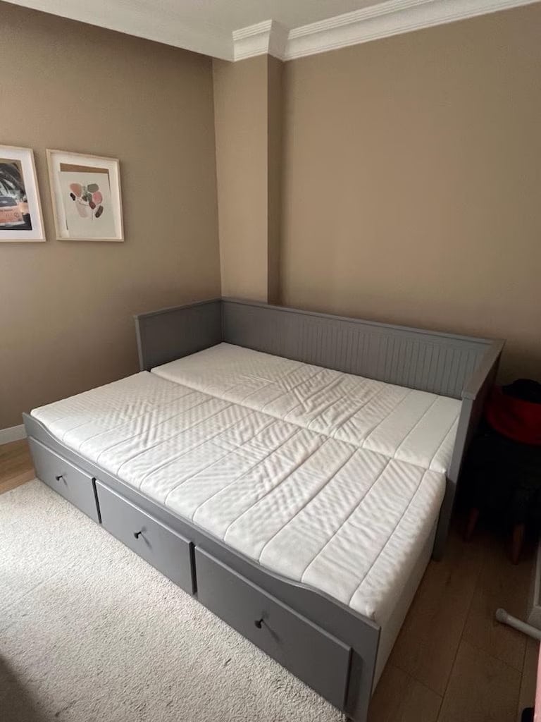 IKEA HEMNES Divan + Kaliteli Döşek Dahil Çok Temiz Kullanılmış - 4