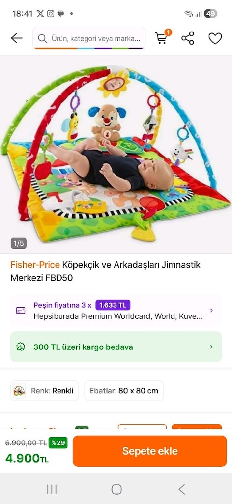 Fisher Price Oyun Halısı - 2