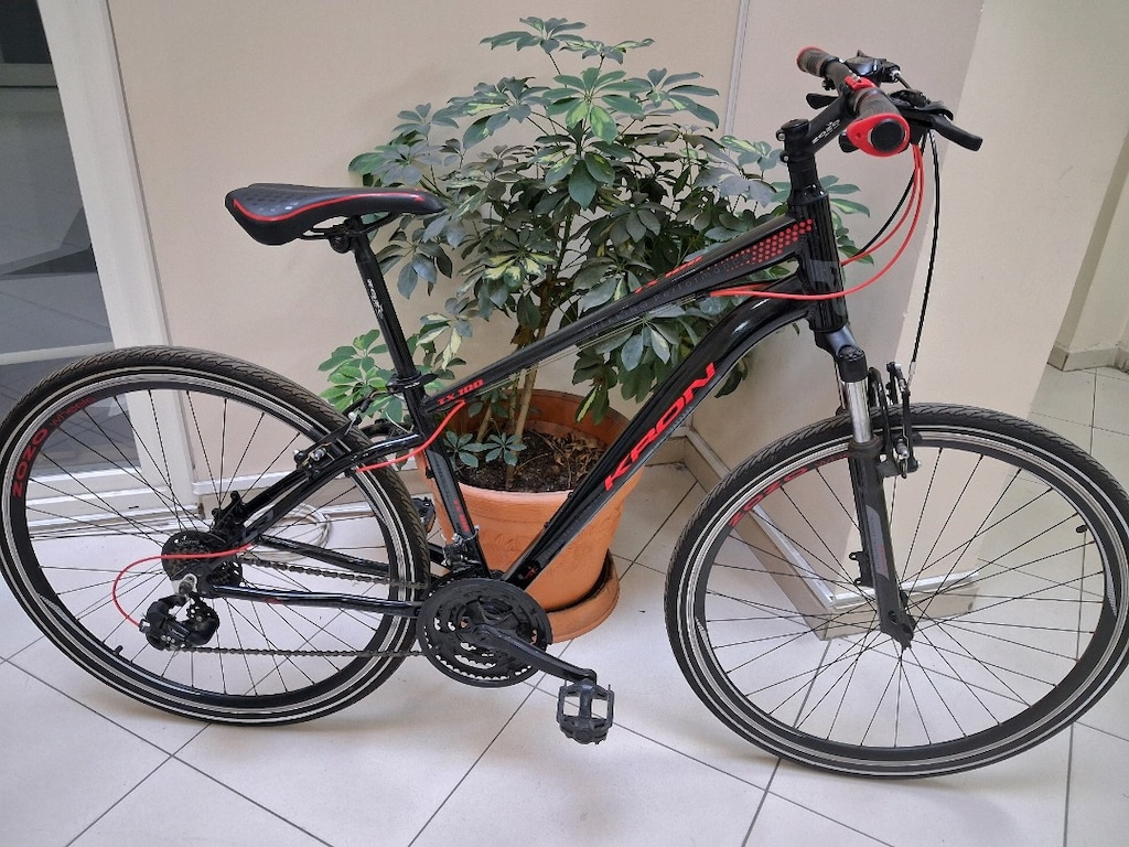 KRON TX 100 SERİSİ 28 JANT 21 VİDES BİSİTLET SİFİR GİBİ KARGO BEDAVA - 2