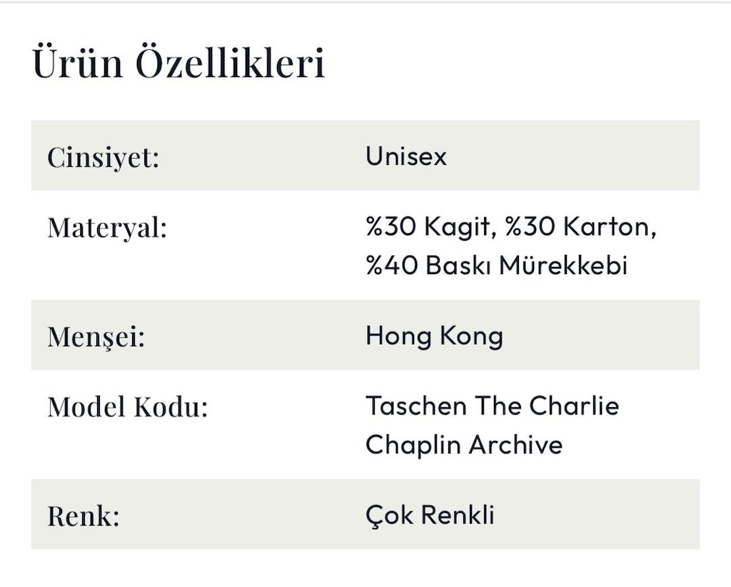 Charlie Chaplin Archives – TASCHEN Paul Duncan 2021 Baskı – İngilizce - 2