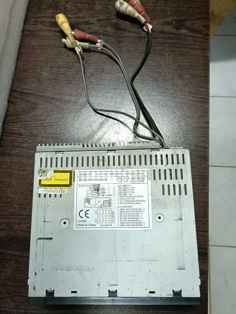 Harward HR 171 model CD/USB/SD çalarlı oto teyp. - 5