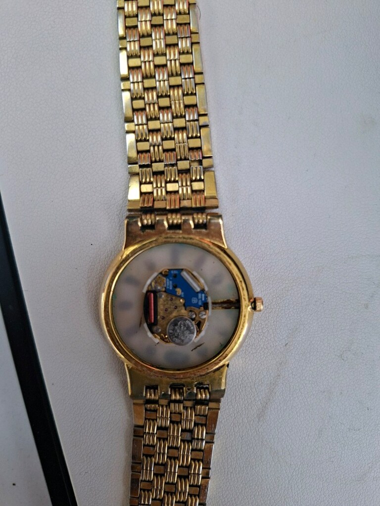 Kol Saati Erkek (Elegance Dia-Gold Geneve 18K Altın Kaplama OrijinalQu - 5