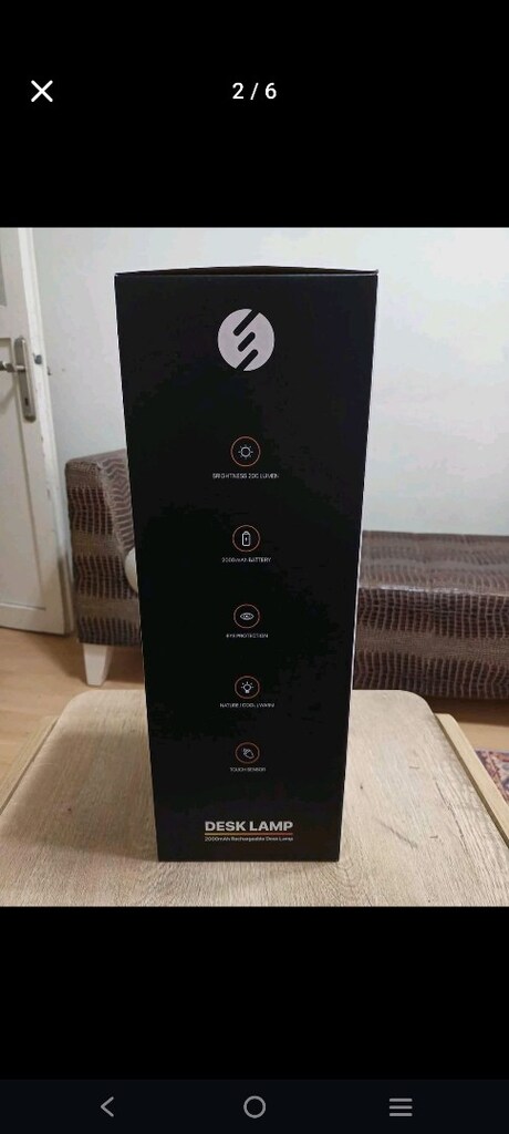 SIFIR S-LINK SL-M9051 ŞARJLI DOKUNMATİK 24 LED'Lİ MASA LAMBASI - 2