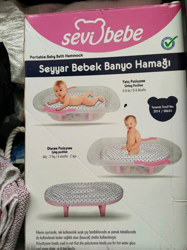 seyyar bebek yıkama hamağı - 3
