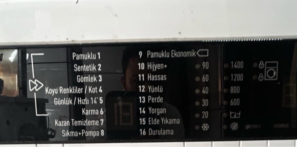 ARÇELİK PIANO SERİSİ | 9 KG | 1400 DEVİR | DOKUNMATİK PANEL - 5