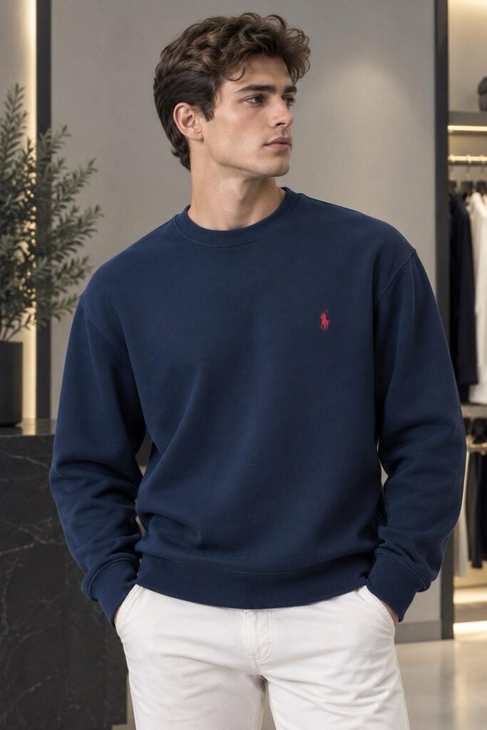 Sweat polo ralph lauren double face kumaş - 4