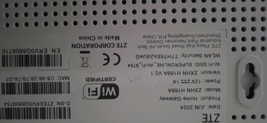 ZTE ZXHN H 168 A VDSL 2 MODEM - 6