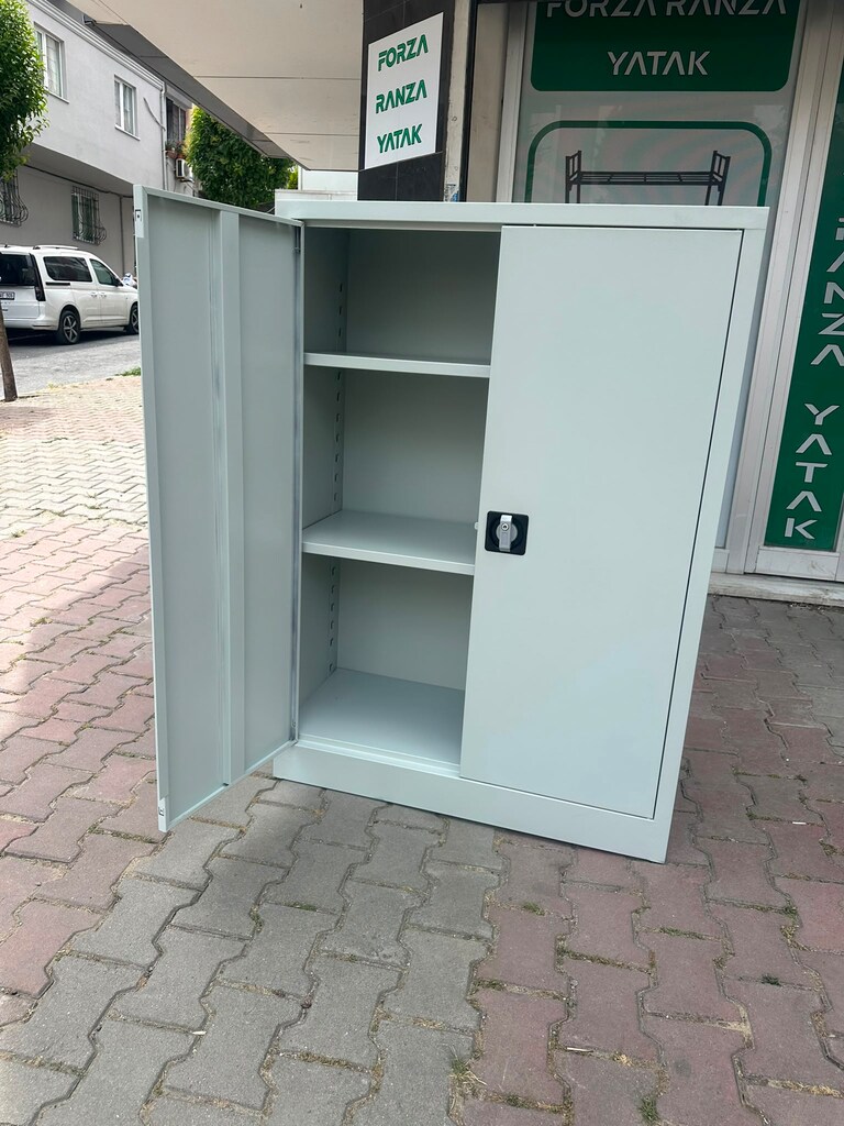 BEYAZ RENK 130 CM DOSYA EVRAK DOLABI KARGO BEDAVA - 2