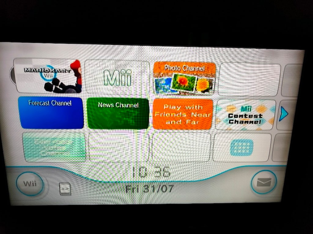 Wii Nintendo siyah cihaz - 5