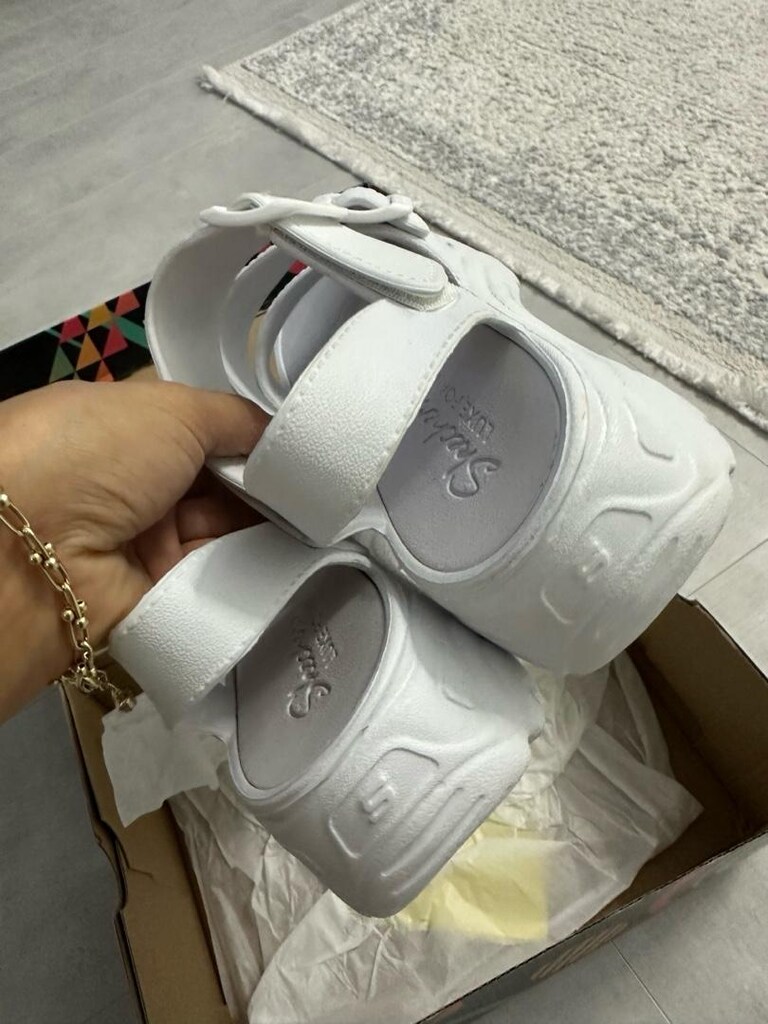 Skechers sandalet 37 numara beyaz - 4