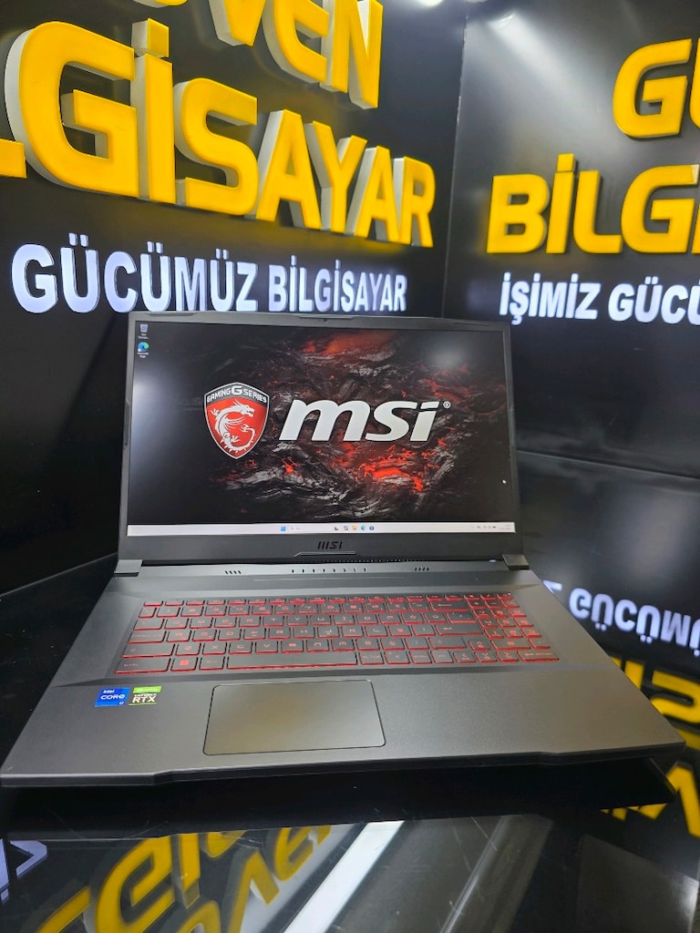 MSİ 17.3 İ7 11800H RTX3050 32GB RAM SİFİRDAN FARKSİZ - 4
