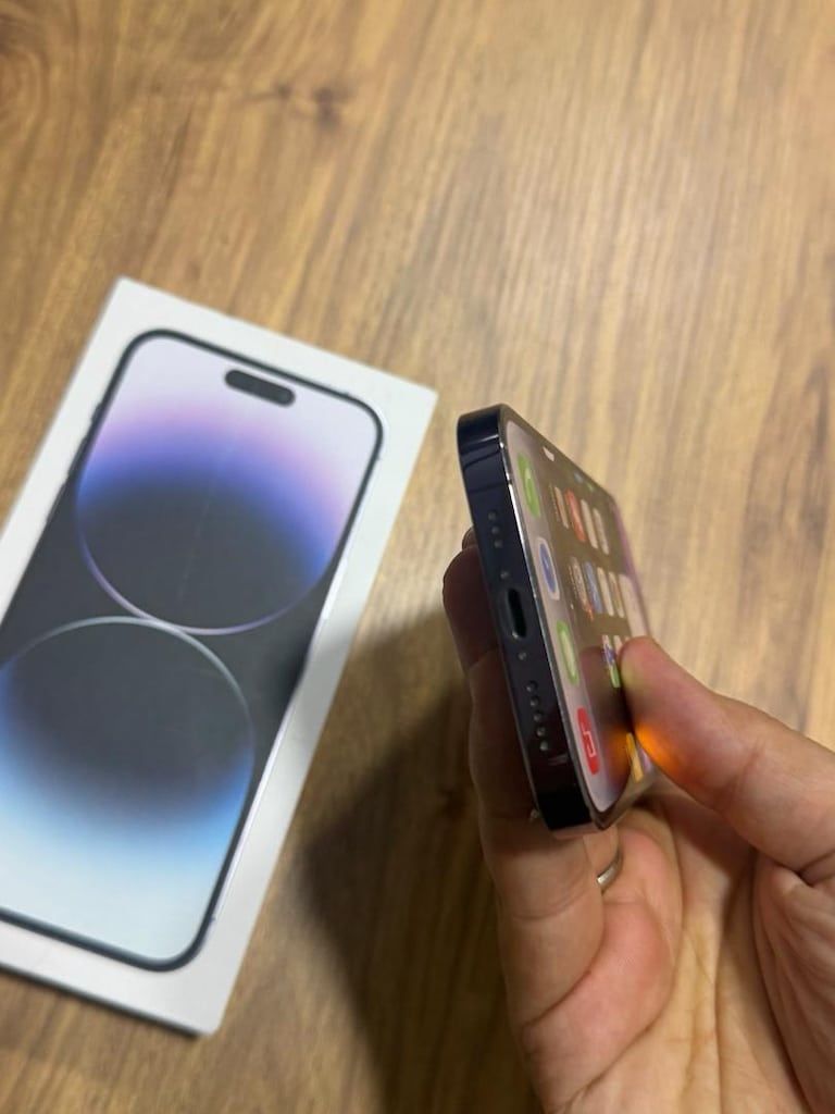 İPHONE 14 PRO 256 GB DERİN MOR YURTİÇİ HERŞEYİ ORJİNAL DEĞİŞENSİZ PİL - 6