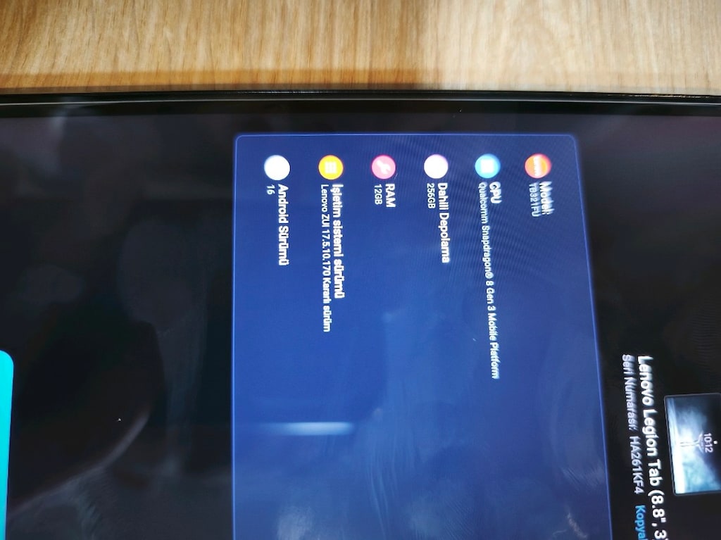 Lenovo legion tap - 8
