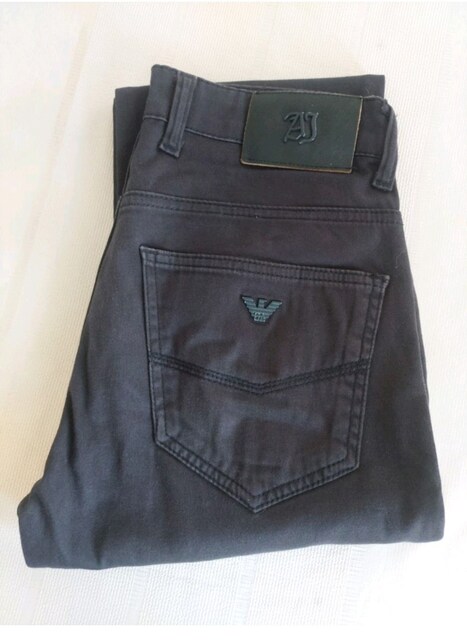 ARMANİ erkek Füme kanvas tipi pantolon