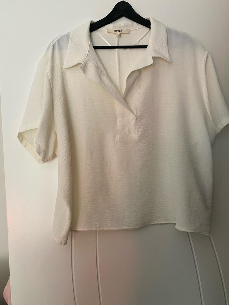 bej gömlek bluz - 3