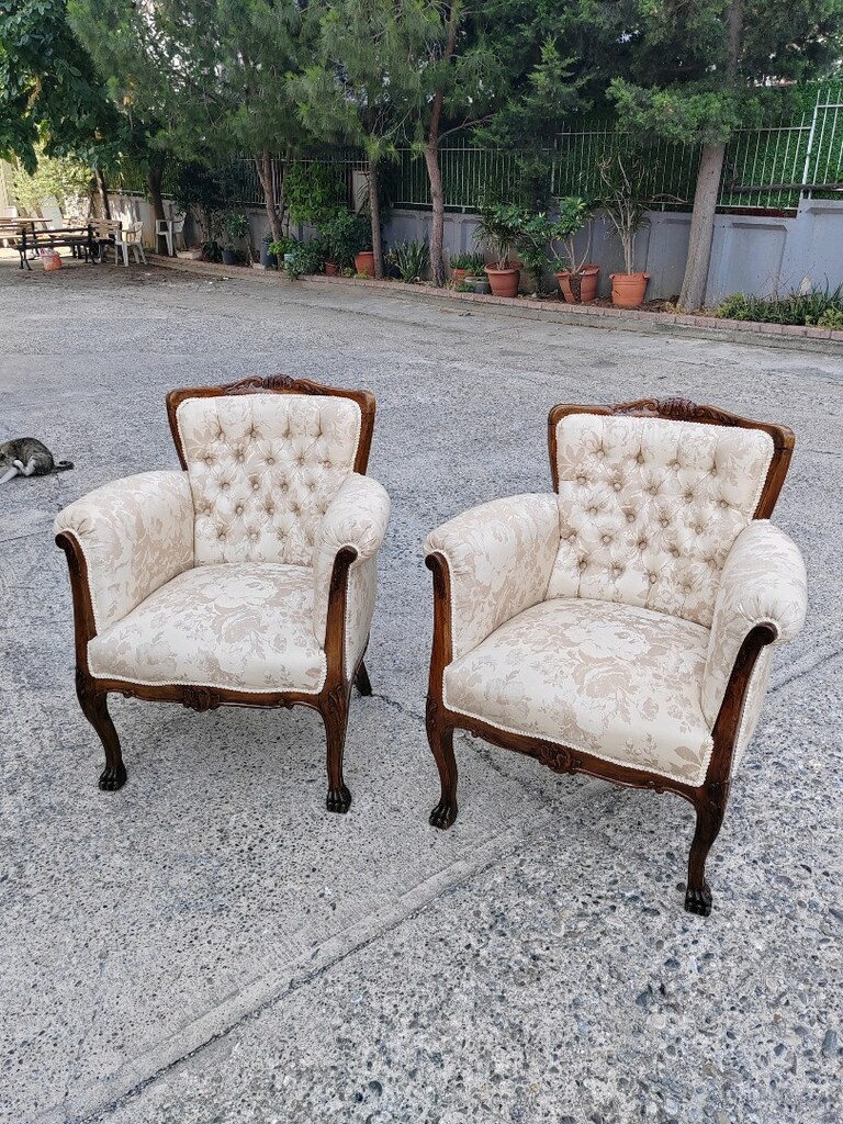 antika mini çay takımı tertemiz 1950 den - 2