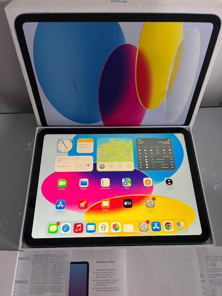 iPad A16 Wi-Fi 11" Mavi/128GB /MD4A4TU/A-PİL100/19AY TR GARANTİ - 5