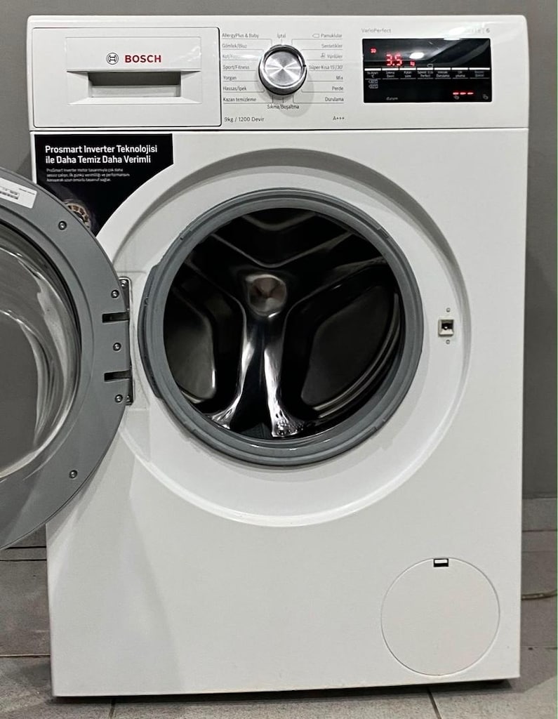 BOSCH 9 KG SERİE 6 MODEL 1200 DEVİR İNVERTER ÇAMAŞIR MAKİNESİ - 4