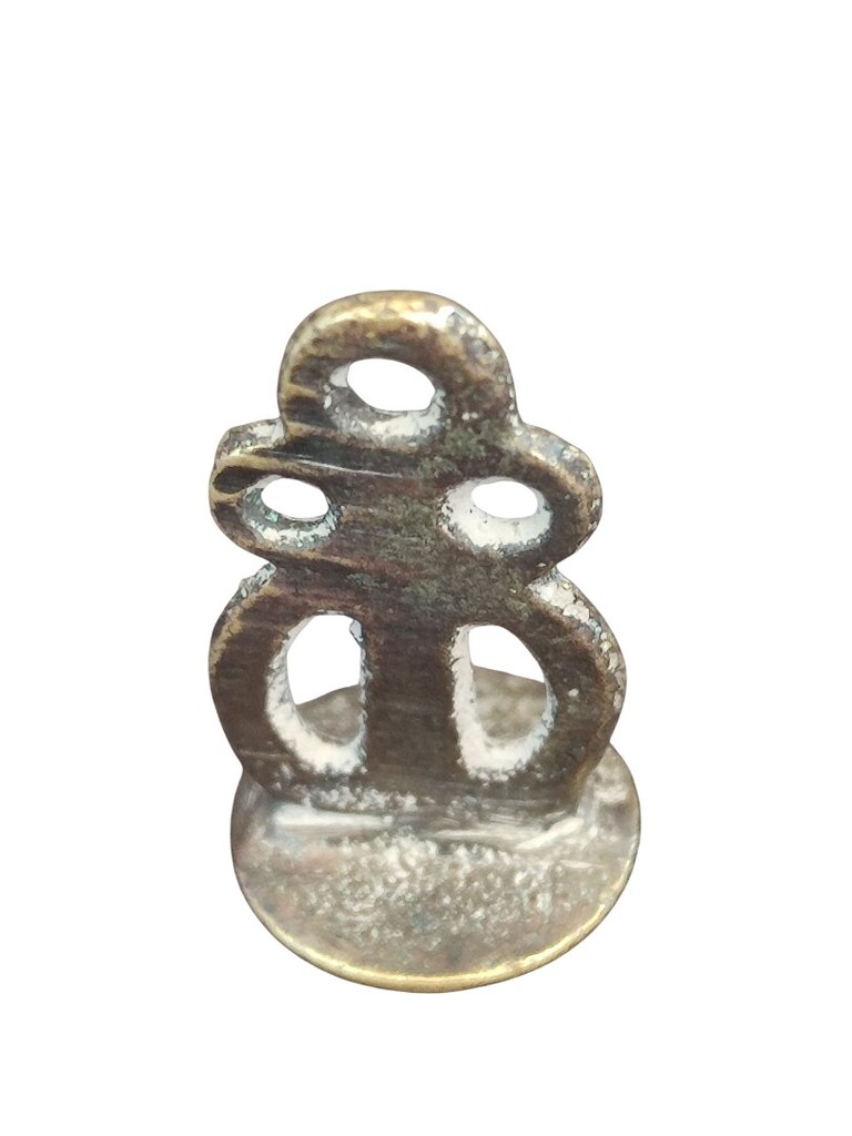 OSMANLI DÖNEM BRONZ MÜHÜR BİR BAŞYAPIT - 4