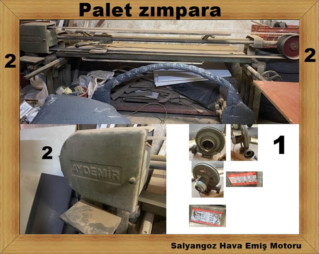 Palet zımpara VE Salyangoz Hava Emiş Motoru DETAYLARI OKUYUNUZ - 3