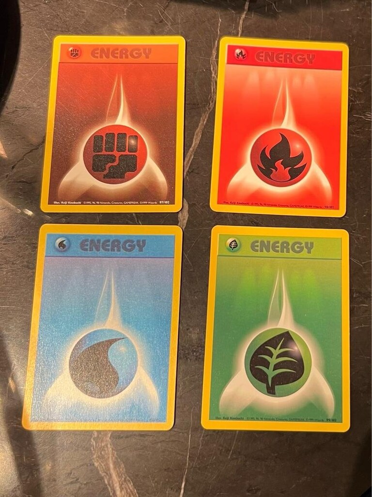 6 Adet Trainer 4 Adet Energy Base Set Orijinal Pokemon Kartı ...