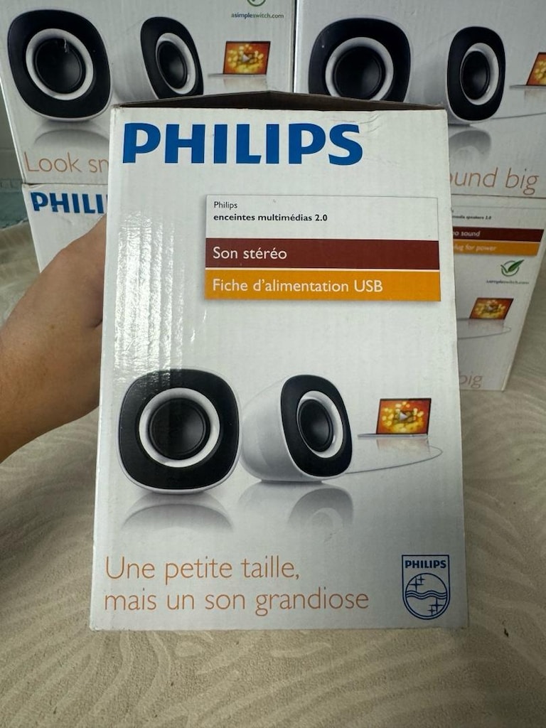Sıfır Kutusunda Philips 2.0 USB Multimedya Bilgisayar Hoparlörü - 2