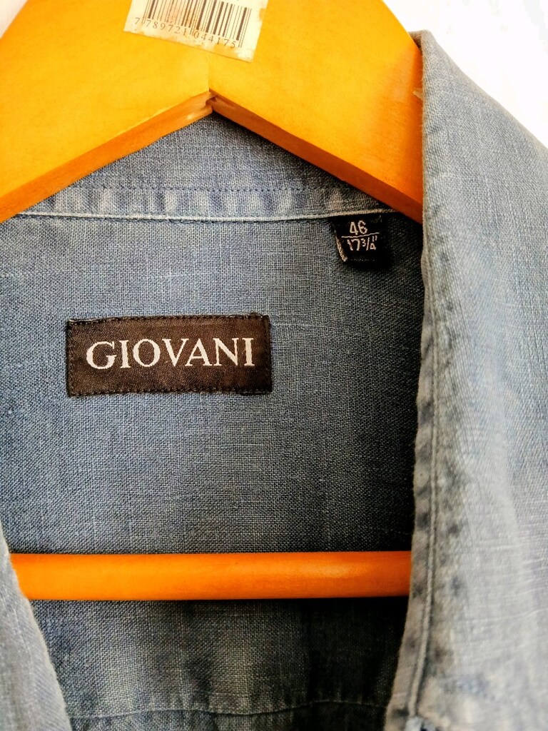 GIOVANI ERKEK KETEN GÖMLEK 3XL - 2