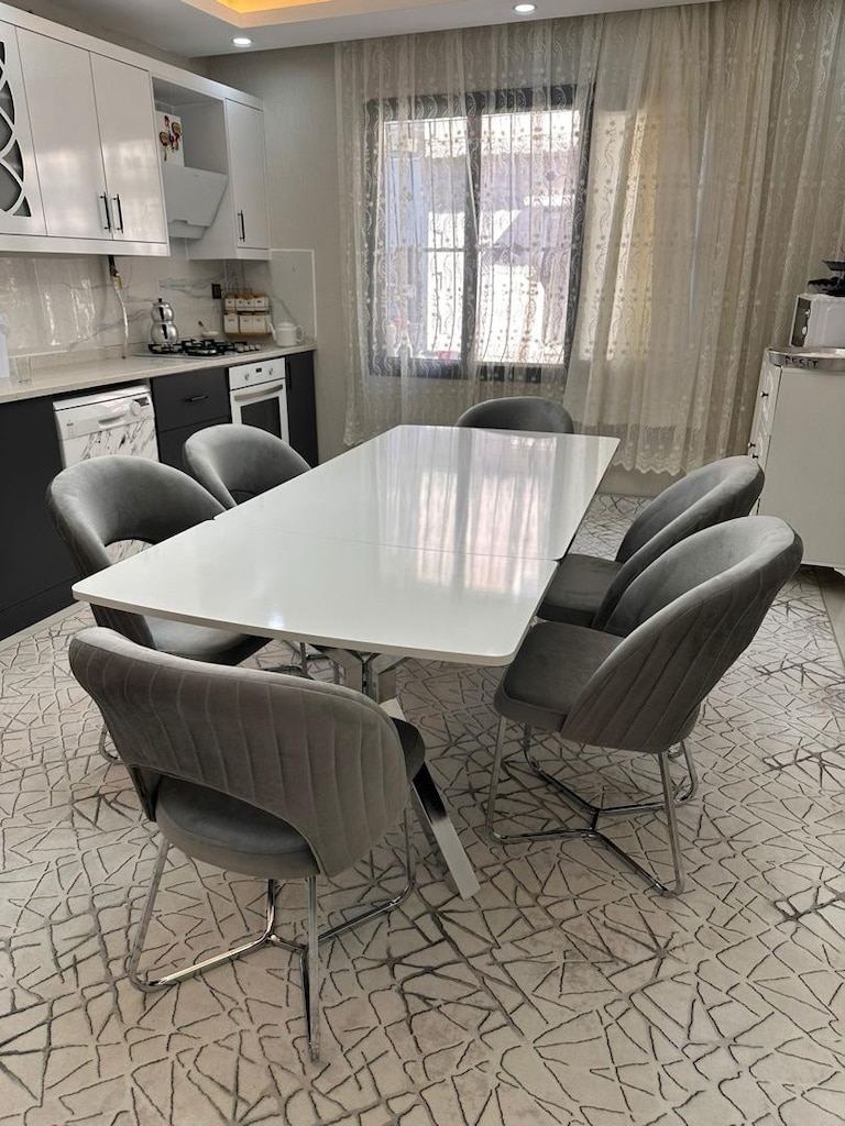 yemek masasi salon masası olarakda kullanılır - 3