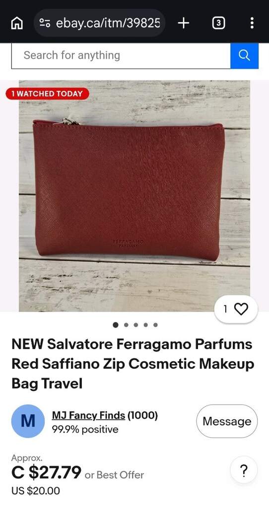 Salvatore Ferragamo Makyaj Çantası — görsel 10/10