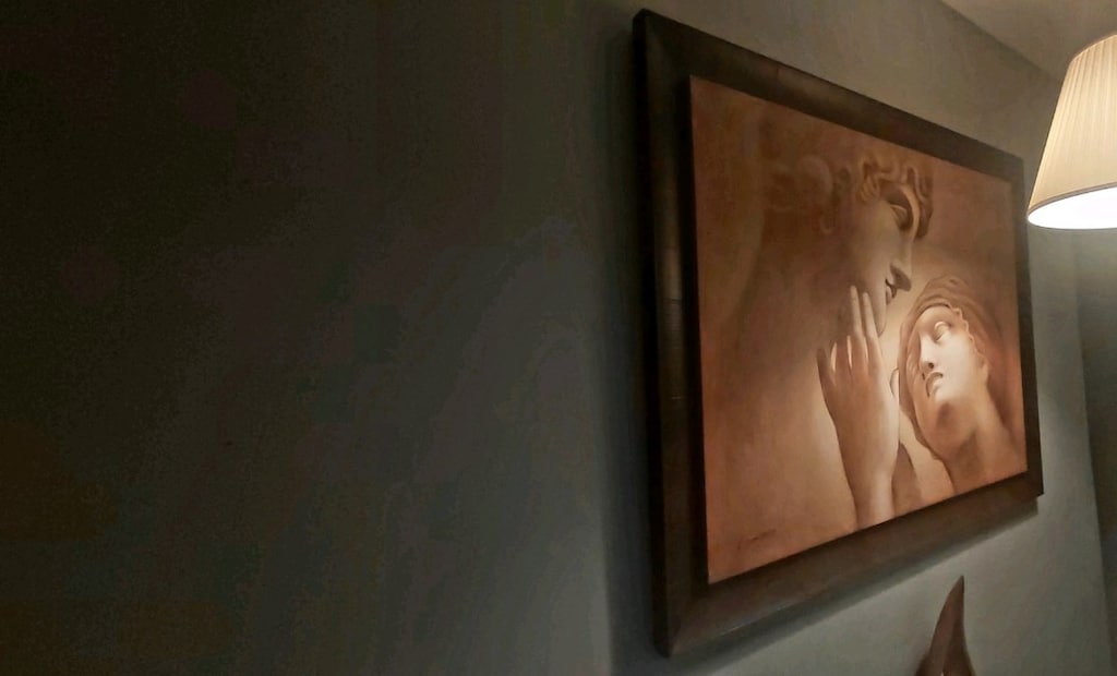 DEV EBAT ŞAHESER TABLO YAĞLIBOYA SANAT ESERİ IMZALI ANTİK TEMA DEKOR - 7