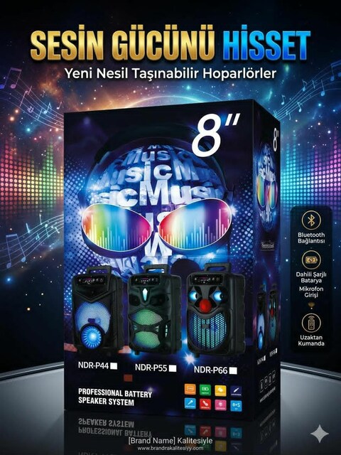 Taşınabilir Kaliteli Hoparlör