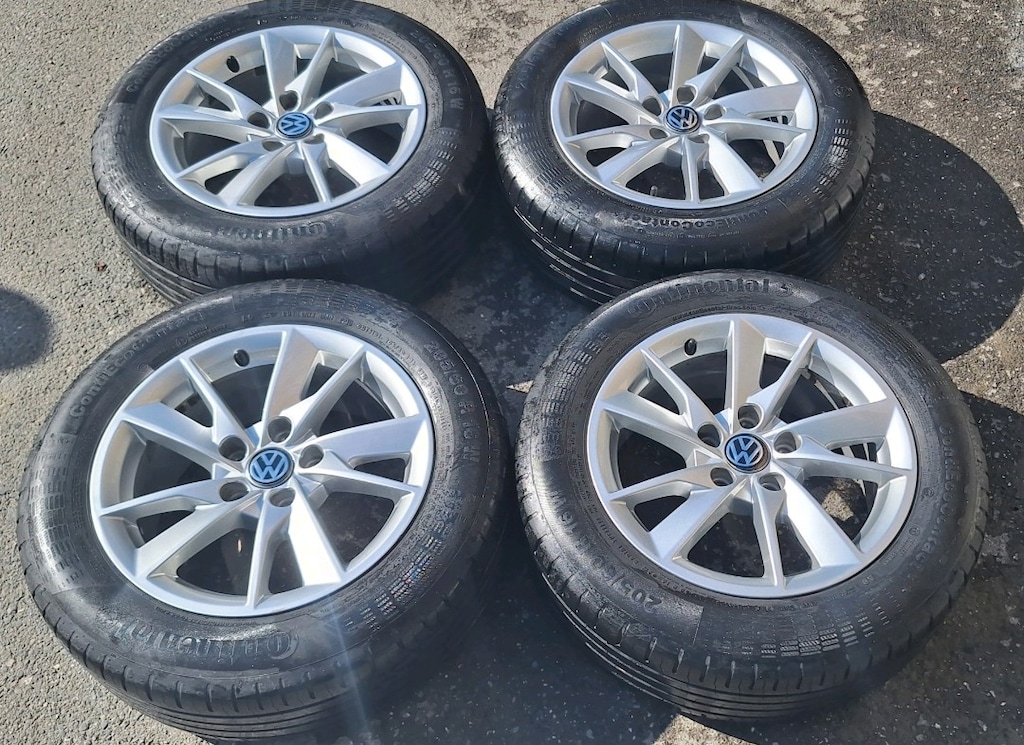 205 55 16 ORJİNAL JANT LASTİK TAKIMI AUDİ CADDY GOLF JETTA PASSAT SEAT - 3