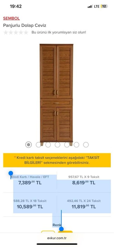 2.el - Çok Amaçlı Dolap NAKİT SATIŞ - 9