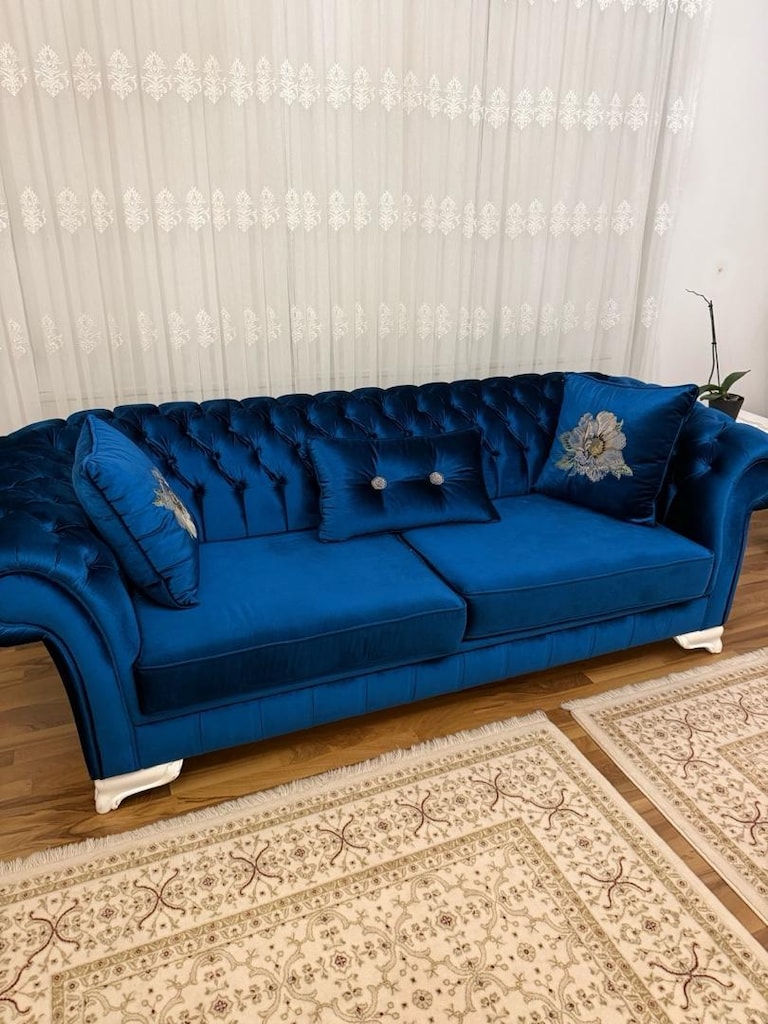 komple salon takımı - koltuk - yemek masası- konsol- sandalyeler - 2